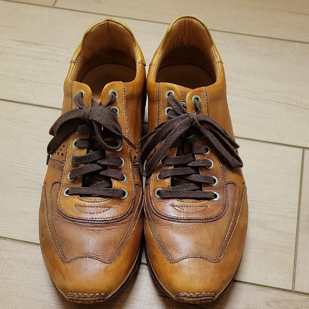 Magnanni Tan Leather Men's Sneakers